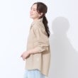 シューラルー(SHOO・LA・RUE)の【洗える/S-LL/UV/吸水速乾】洗濯後しわになりにくい フレンチコアリネンブレンドシャツ14