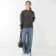 シューラルー(SHOO・LA・RUE)の【洗える/S-LL】長めのリブでお袖すっきり 異素材トップス3