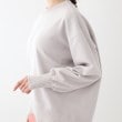 シューラルー(SHOO・LA・RUE)の【洗える/S-LL】長めのリブでお袖すっきり 異素材トップス17