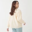 シューラルー(SHOO・LA・RUE)の【洗える/S-LL】ドライタッチが心地よい 畦編みVネックカーディガン10