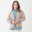 シューラルー(SHOO・LA・RUE)の【洗える/S-LL】ドライタッチが心地よい 畦編みVネックカーディガン13