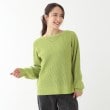 シューラルー(SHOO・LA・RUE)の【洗える/S-LL】ワッフル編みドロップショルダーニット9