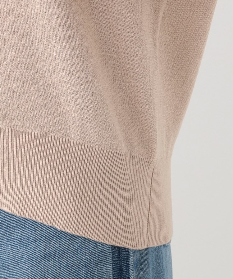 シューラルー(SHOO・LA・RUE)の【洗える/S-LL/ちくちくしにくい】ロゴ入りスウェットライクニット22