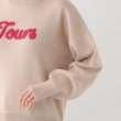シューラルー(SHOO・LA・RUE)の【洗える/S-LL/ちくちくしにくい】ロゴ入りスウェットライクニット21