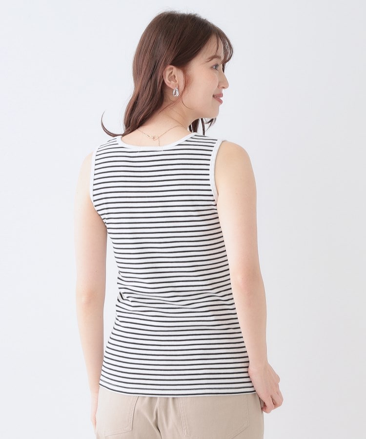 シューラルー(SHOO・LA・RUE)の【洗える/S-LL】色違いで揃えたい テレコリブタンクトップ18