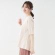 シューラルー(SHOO・LA・RUE)の【ひんやり/UV】インせず着られる とろみペプラム5分袖トップス6