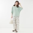 シューラルー(SHOO・LA・RUE)の【接触冷感/UV/二の腕カバー】肘まで隠れるとろみドルマン5分袖トップス7
