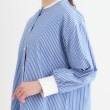 シューラルー(SHOO・LA・RUE)の【洗える/S-LL】リブでこなれ感 ゆるっと着られる ロングシャツ13