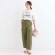 シューラルー(SHOO・LA・RUE)の【洗える/S-LL】らくらくストレッチ カーゴカーブパンツ3