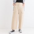 シューラルー(SHOO・LA・RUE)の【洗える/S-LL】らくらくストレッチ カーゴカーブパンツ5