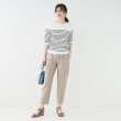 シューラルー(SHOO・LA・RUE)の【洗える/S-LL/ひんやり】さらっとしたタッチが癖になる ストレッチテーパードパンツ11