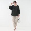 シューラルー(SHOO・LA・RUE)の【洗える/S-LL】お袖シャーリングトップス3