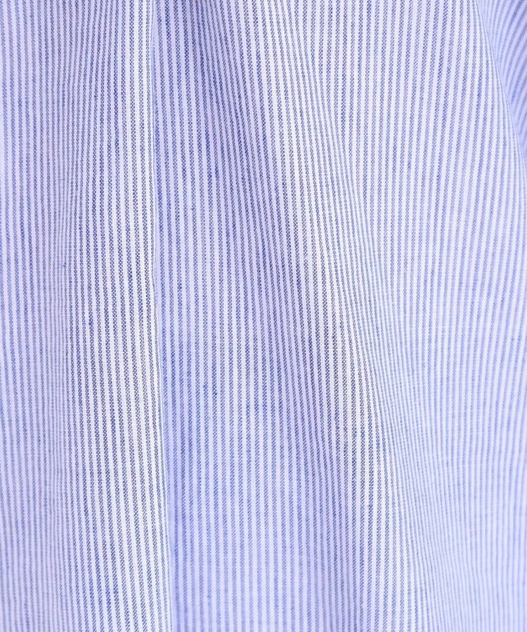 シューラルー(SHOO・LA・RUE)の【S-LL/UV/接触冷感/抗菌防臭】体型を自然にカバー フレンチリネンブレンド襟付ドルマンシャツ16