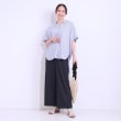 シューラルー(SHOO・LA・RUE)の【S-LL/UV/接触冷感/抗菌防臭】体型を自然にカバー フレンチリネンブレンド襟付ドルマンシャツ15