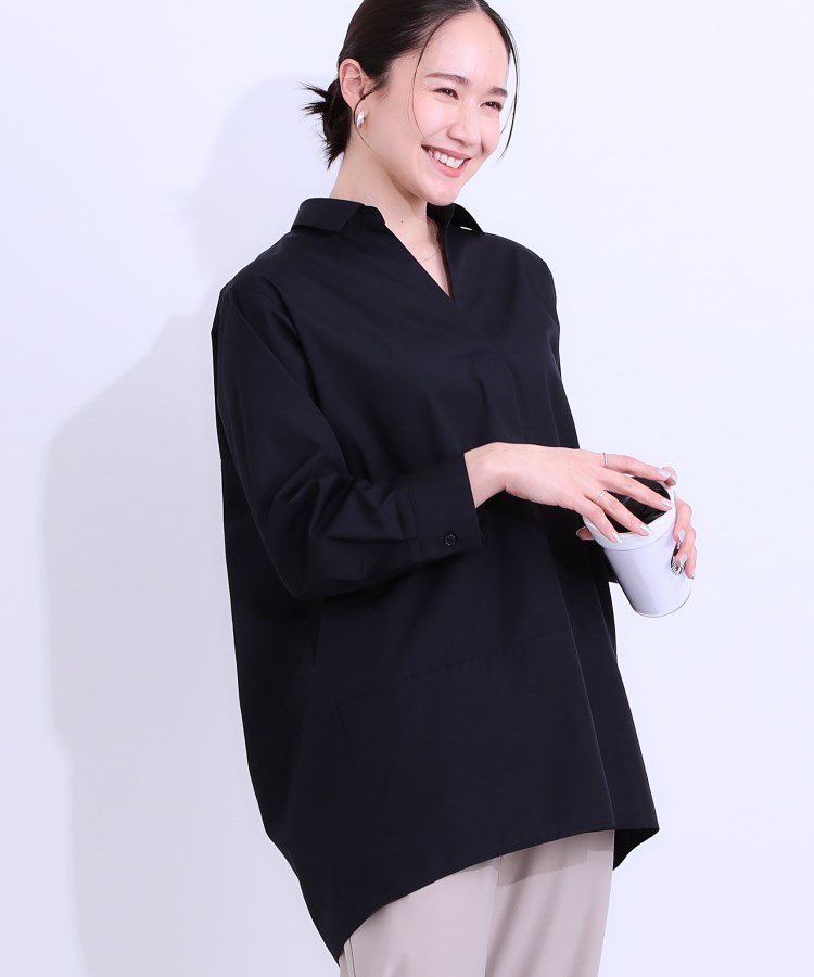 きれいに体型カバーが叶うチュニックシャツ(チュニック きれいに体型カバーが叶うチュニックシャツ(チュニック