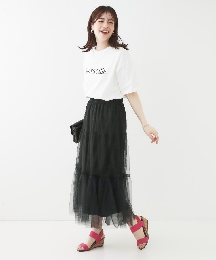 シューラルー(SHOO・LA・RUE)の【選べる4柄】コットンプリントロゴTシャツ39