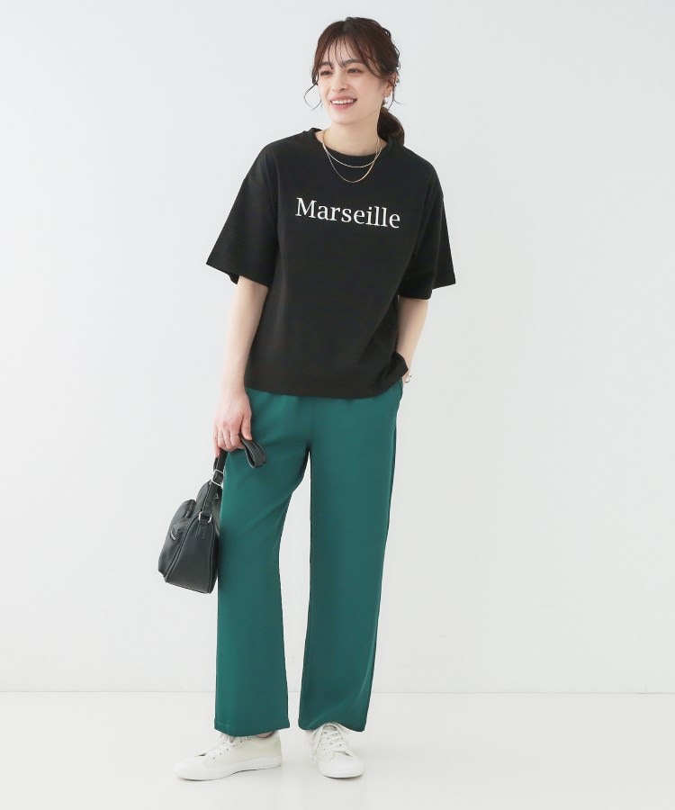 シューラルー(SHOO・LA・RUE)の【選べる4柄】コットンプリントロゴTシャツ41