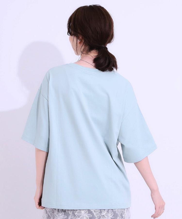シューラルー(SHOO・LA・RUE)の【選べる4柄】コットンプリントロゴTシャツ30