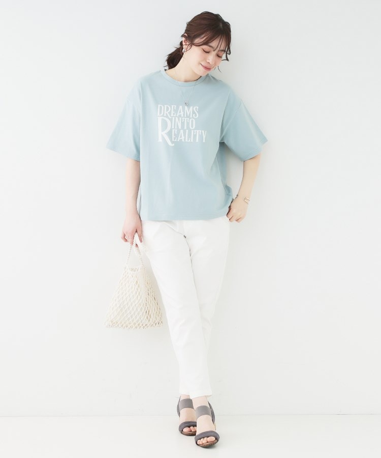 シューラルー(SHOO・LA・RUE)の【選べる4柄】コットンプリントロゴTシャツ45