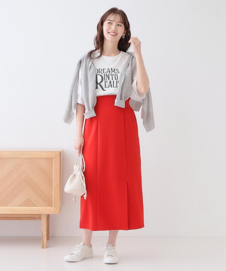 シューラルー(SHOO・LA・RUE)の【選べる4柄】コットンプリントロゴTシャツ51