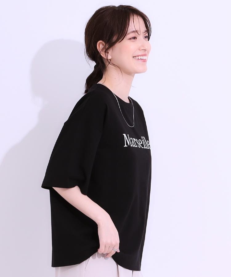 シューラルー(SHOO・LA・RUE)の【選べる4柄】コットンプリントロゴTシャツ14