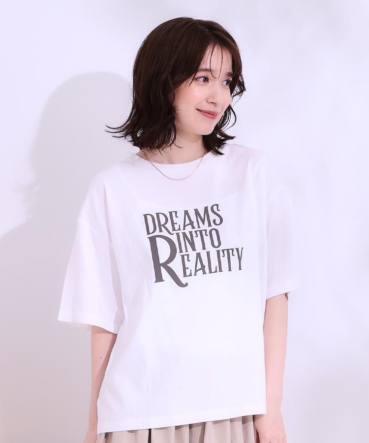 シューラルー(SHOO・LA・RUE)の【選べる4柄】コットンプリントロゴTシャツ17