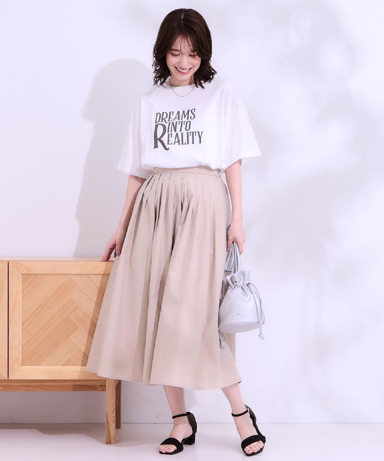 シューラルー(SHOO・LA・RUE)の【選べる4柄】コットンプリントロゴTシャツ19