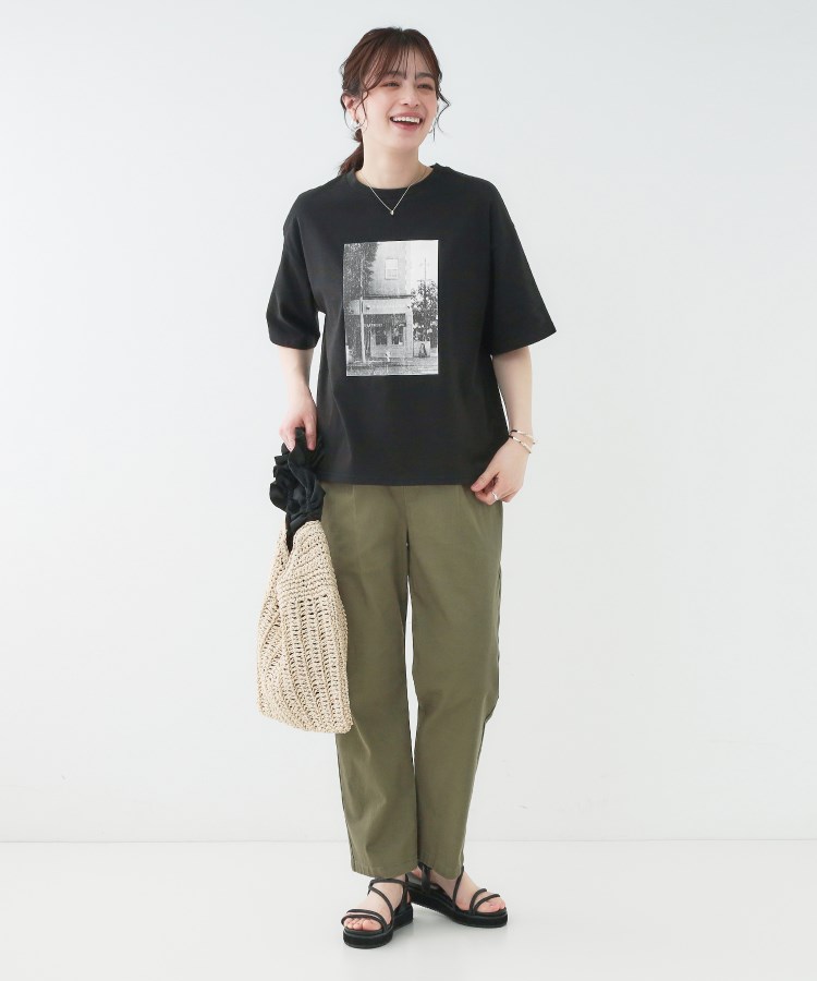 シューラルー(SHOO・LA・RUE)の【選べる4柄】コットンプリントロゴTシャツ42