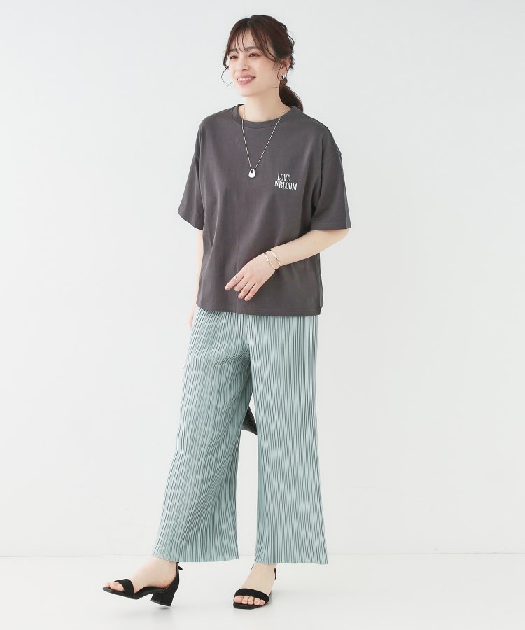 シューラルー(SHOO・LA・RUE)の【選べる4柄】コットンプリントロゴTシャツ41