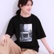 シューラルー(SHOO・LA・RUE)の【選べる4柄】コットンプリントロゴTシャツ ブラック(219)