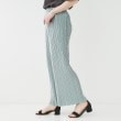 シューラルー(SHOO・LA・RUE)の【洗える/S-LL】楽してほっそり見え カットプリーツパンツ18