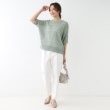 シューラルー(SHOO・LA・RUE)の【洗える/S-LL/2点セット】着るだけでコーデが決まる 透かし柄ドルマンニット＋タンクトップ3