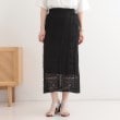 シューラルー(SHOO・LA・RUE)のかぎ針風パッチワークが大人かわいいニットスカート1