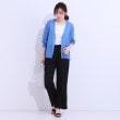 シューラルー(SHOO・LA・RUE)の【洗える/S-LL】ナチュラルなシアー感が魅力 Vネックカーディガン15