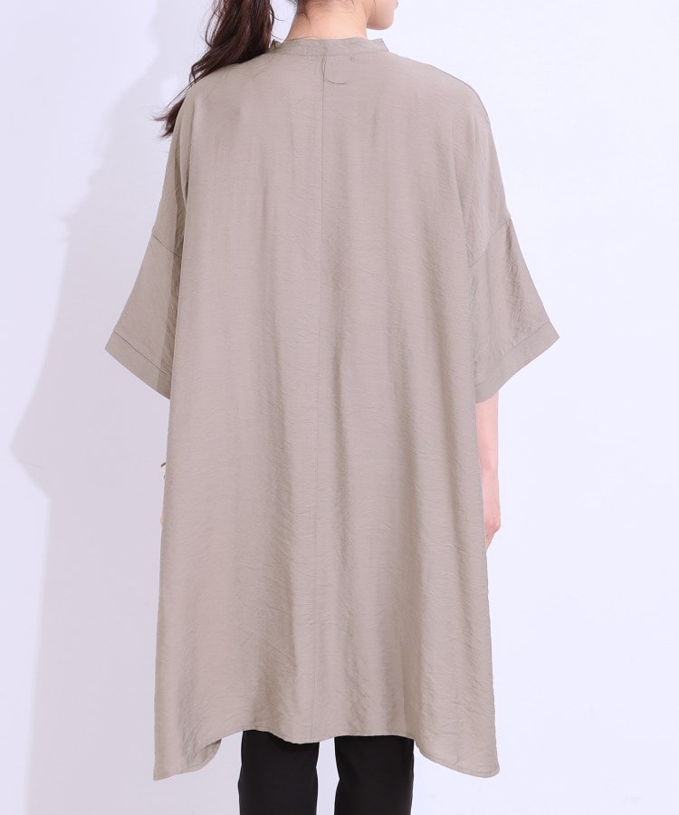 シューラルー(SHOO・LA・RUE)の【洗える/S-LL/接触冷感】涼しく楽に体型カバー　ゆったりチュニックワンピース19
