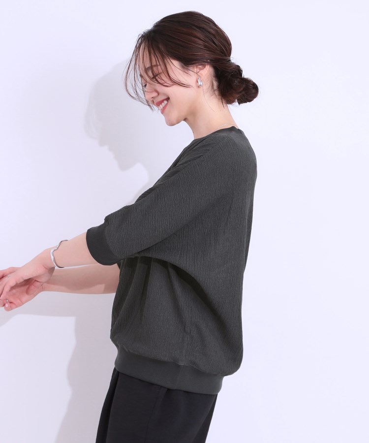 シューラルー(SHOO・LA・RUE)の【S-LL】ゆるシルエットが心地よい リブドルマントップス10