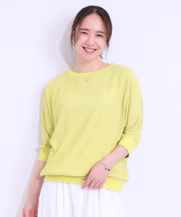 シューラルー(SHOO・LA・RUE)の【S-LL】ゆるシルエットが心地よい リブドルマントップス1