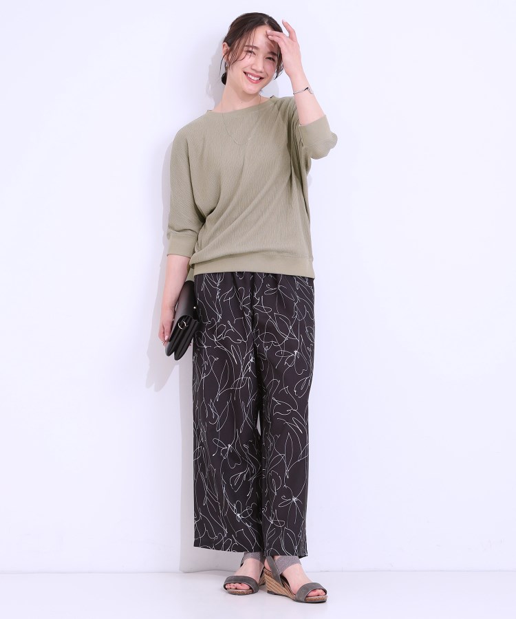 シューラルー(SHOO・LA・RUE)の【S-LL】ゆるシルエットが心地よい リブドルマントップス7