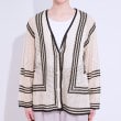 シューラルー(SHOO・LA・RUE)のレースのような編み柄が上品 Vネックカーディガン13