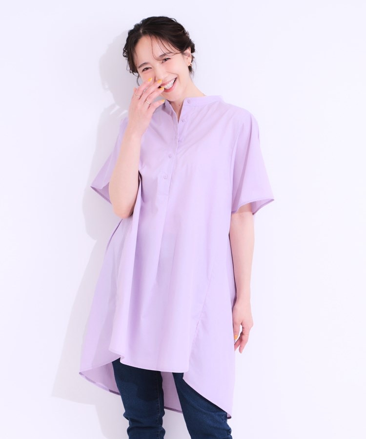 シューラルー(SHOO・LA・RUE)のエシカルブロードチュニックワンピース14