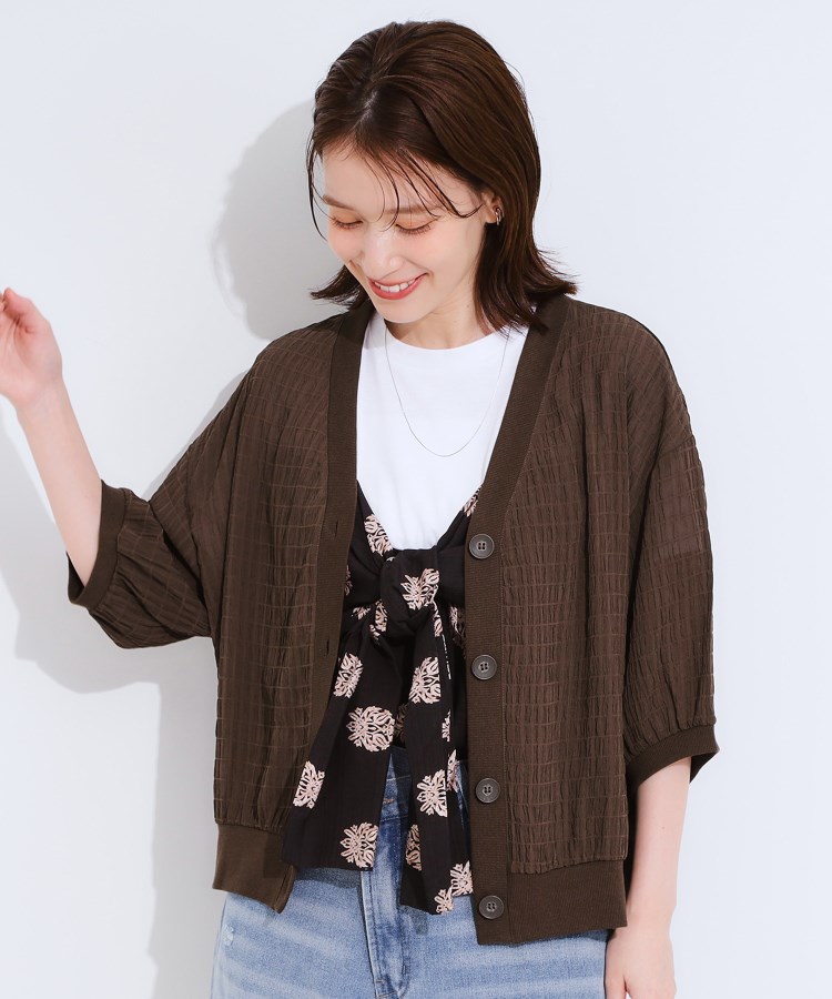 シューラルー(SHOO・LA・RUE)のふわっとしたフォルムが魅力 Vネックカーディガン9