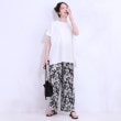 シューラルー(SHOO・LA・RUE)の【洗える/S-LL/ひんやり/UV】汗をかいても気になりにくい スリットトップス4