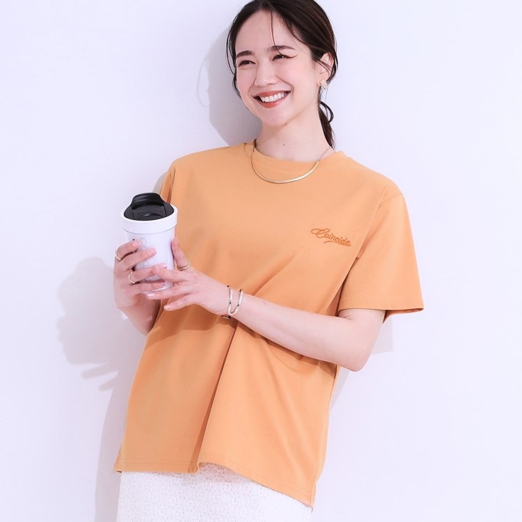 シューラルー(SHOO・LA・RUE)の【S-LL/ひんやり/UV】汗をかいても気になりにくい グラフィックTシャツ Ｔシャツ