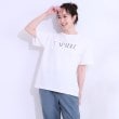シューラルー(SHOO・LA・RUE)の【S-LL/ひんやり/UV】汗をかいても気になりにくい グラフィックTシャツ9