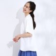 シューラルー(SHOO・LA・RUE)のレース切替半袖ブラウス2