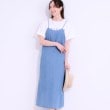 シューラルー(SHOO・LA・RUE)のライトデニムキャミワンピース ブルー(091)