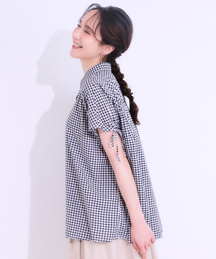 シューラルー(SHOO・LA・RUE)の【S-LL/接触冷感】後ろ姿も抜かりなく インせず着られる バックギャザーシャツ18