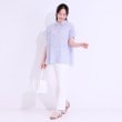 シューラルー(SHOO・LA・RUE)の【S-LL/接触冷感】後ろ姿も抜かりなく インせず着られる バックギャザーシャツ23