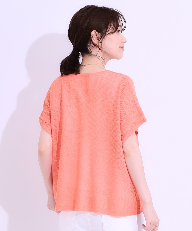 シューラルー(SHOO・LA・RUE)の涼やかに楽に決まる タンクトップつき編み柄ニットセット10