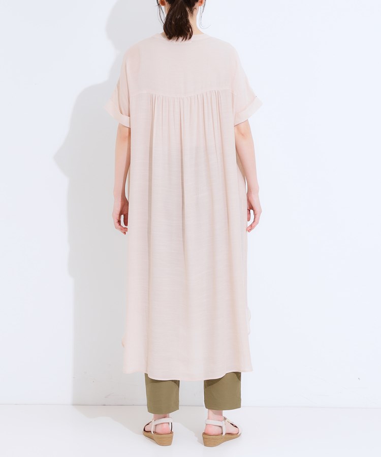 シューラルー(SHOO・LA・RUE)の【接触冷感/S-LL/洗える】前あきロングシャツ19